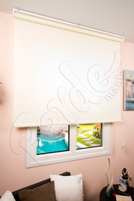 Ekru Polyester Stor Perde