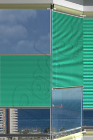 Turkuaz Eko Seri Cam Balkon Perdesi